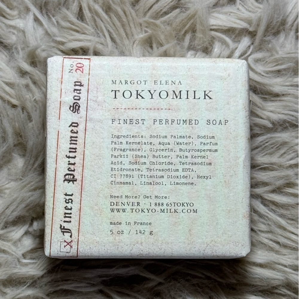 Tokyo milk lip balm & bar soap set. NEW honey apricot lip balm & no. 20 bar soap - Picture 7 of 7